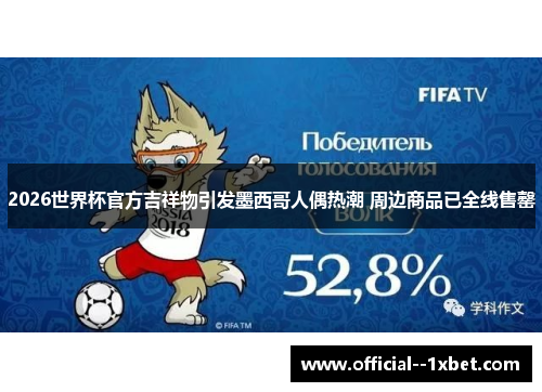 2026世界杯官方吉祥物引发墨西哥人偶热潮 周边商品已全线售罄